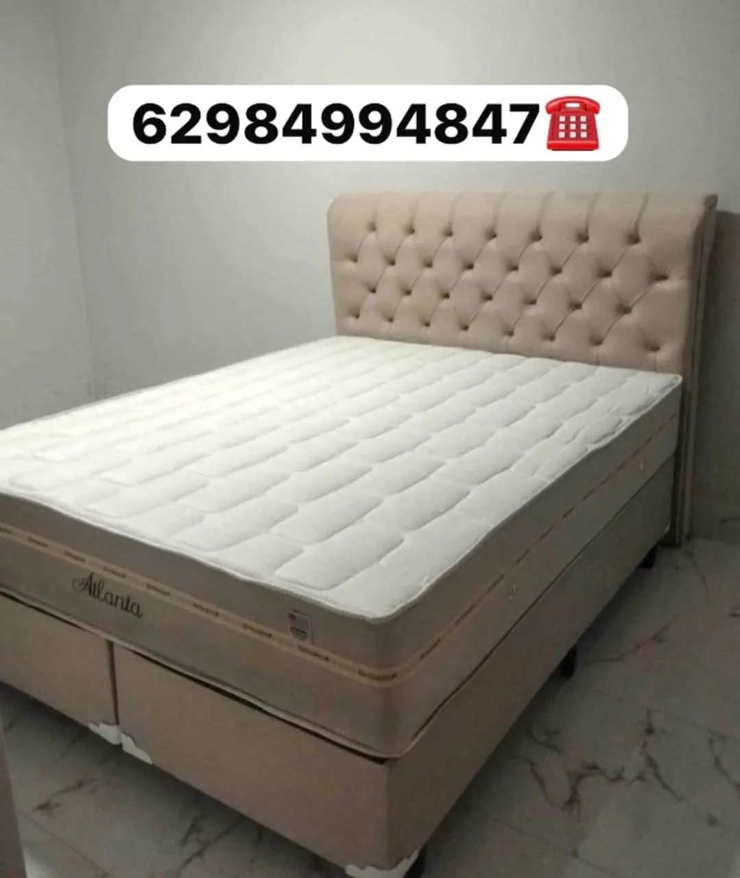Cama Queen colchão e base
