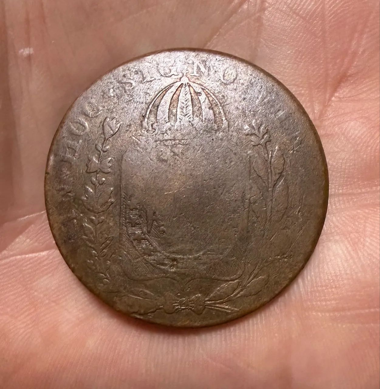 Moeda antiga de 1829. - Foto 2