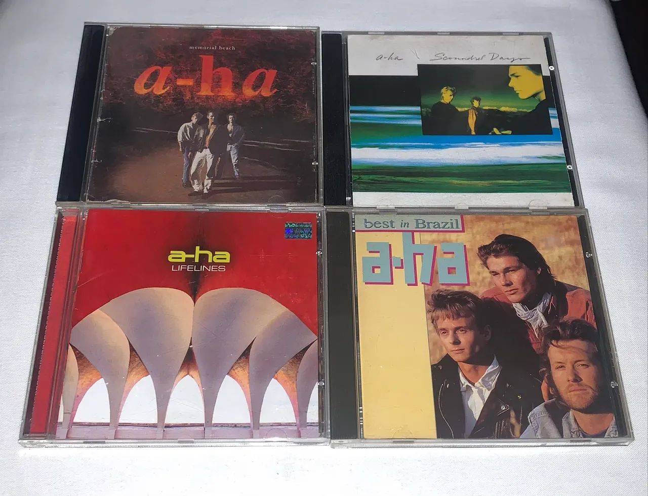 4 CDs A-ha impecáveis raridade ótimo estado