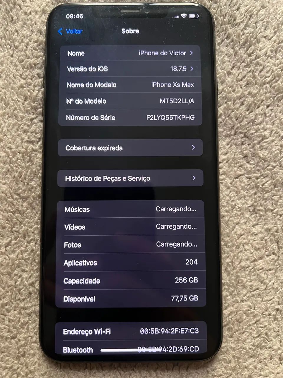 IPhone XS Max 256gb Cinza Espacial - Foto 5