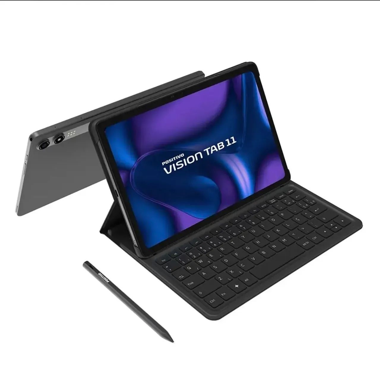 Tablet Positivo Vision TAB 11 de 128GB e 4RAM Com capa, teclado e caneta Android 16  - Foto 2