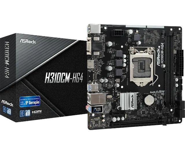 kit Placa mãe + I3 9100f + Radeon HD 6570 + cooler intel 
