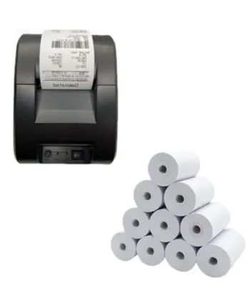 Impressora Termica Bluetooth Cupom 58mm + 10 Bobinas Lisa - Foto 2