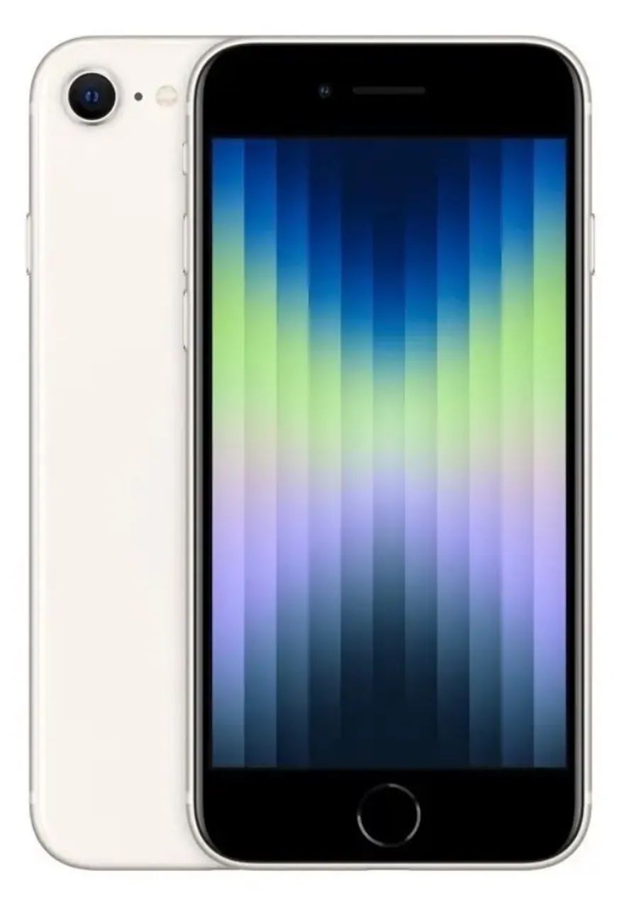 iPhone SE SE (3ª geração, 64 GB) branco usado. - Foto 5