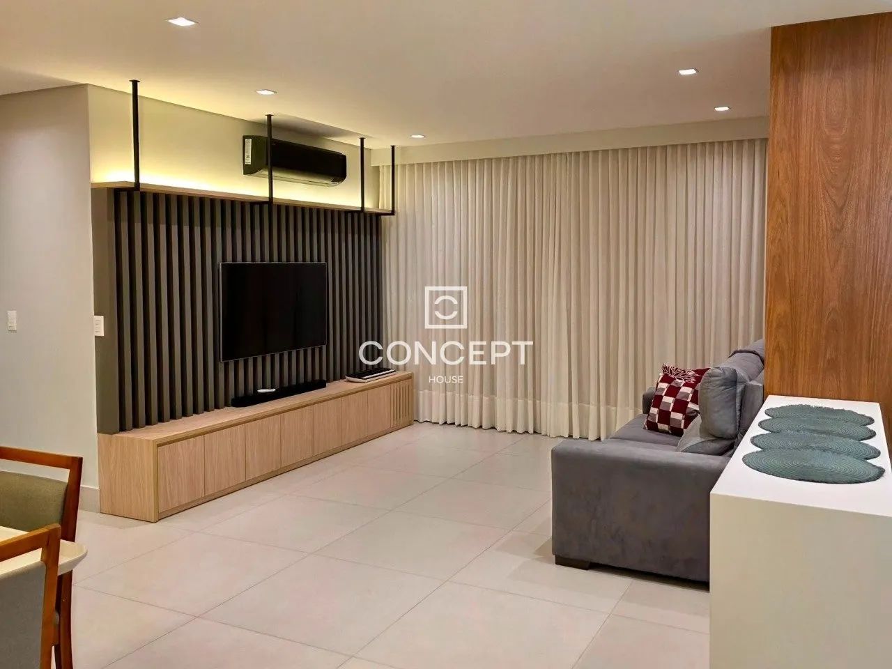 APARTAMENTO MOBILIADO 3 SUÍTES EDIFÍCIO ÉVORA - JARDIM DAS AMÉRICAS - Foto 3