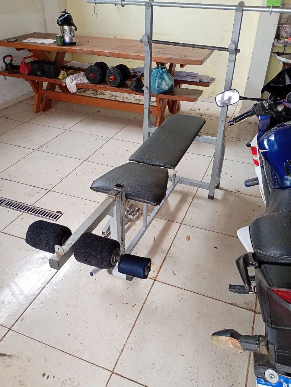 Banco musculação, cadeira extensora e flexora  - Foto 5