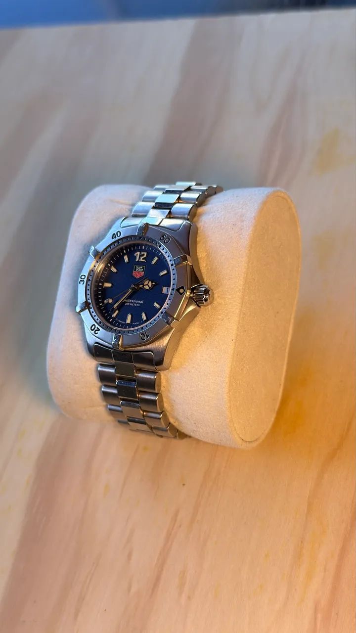 Relógio TAG Heuer Professional Original - Mostrador Azul - Foto 2