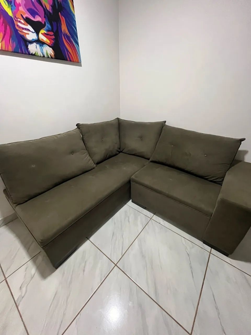 SOFÁ DE CANTO 2 PEÇAS - Foto 5