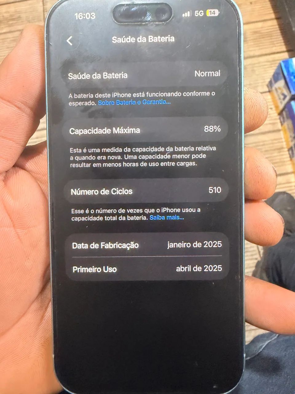iPhone 16 256 14 com nota fiscal  - Foto 3