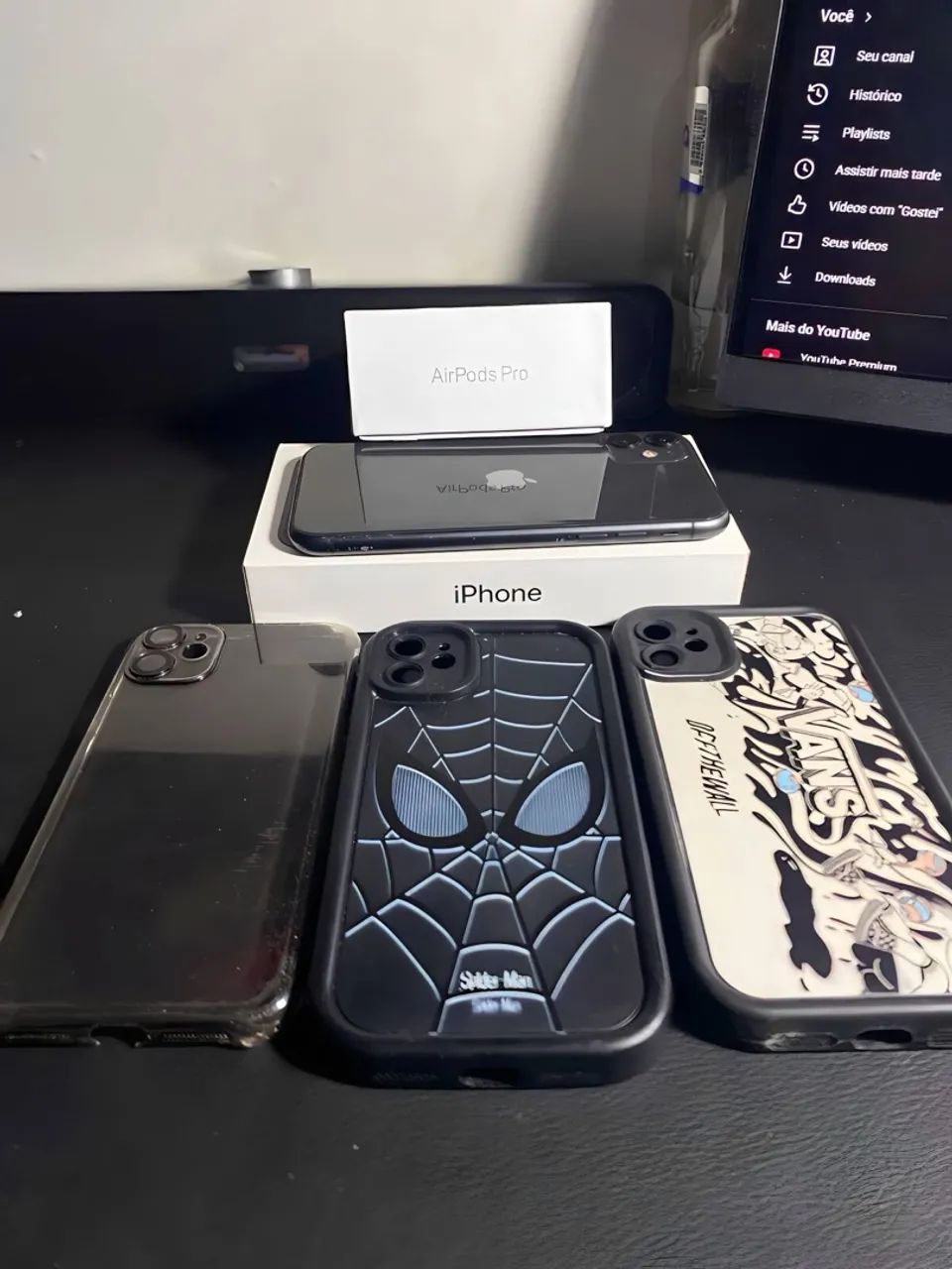 iPhone 11 + Airpods Pro + 3 Capinhas - Foto 3