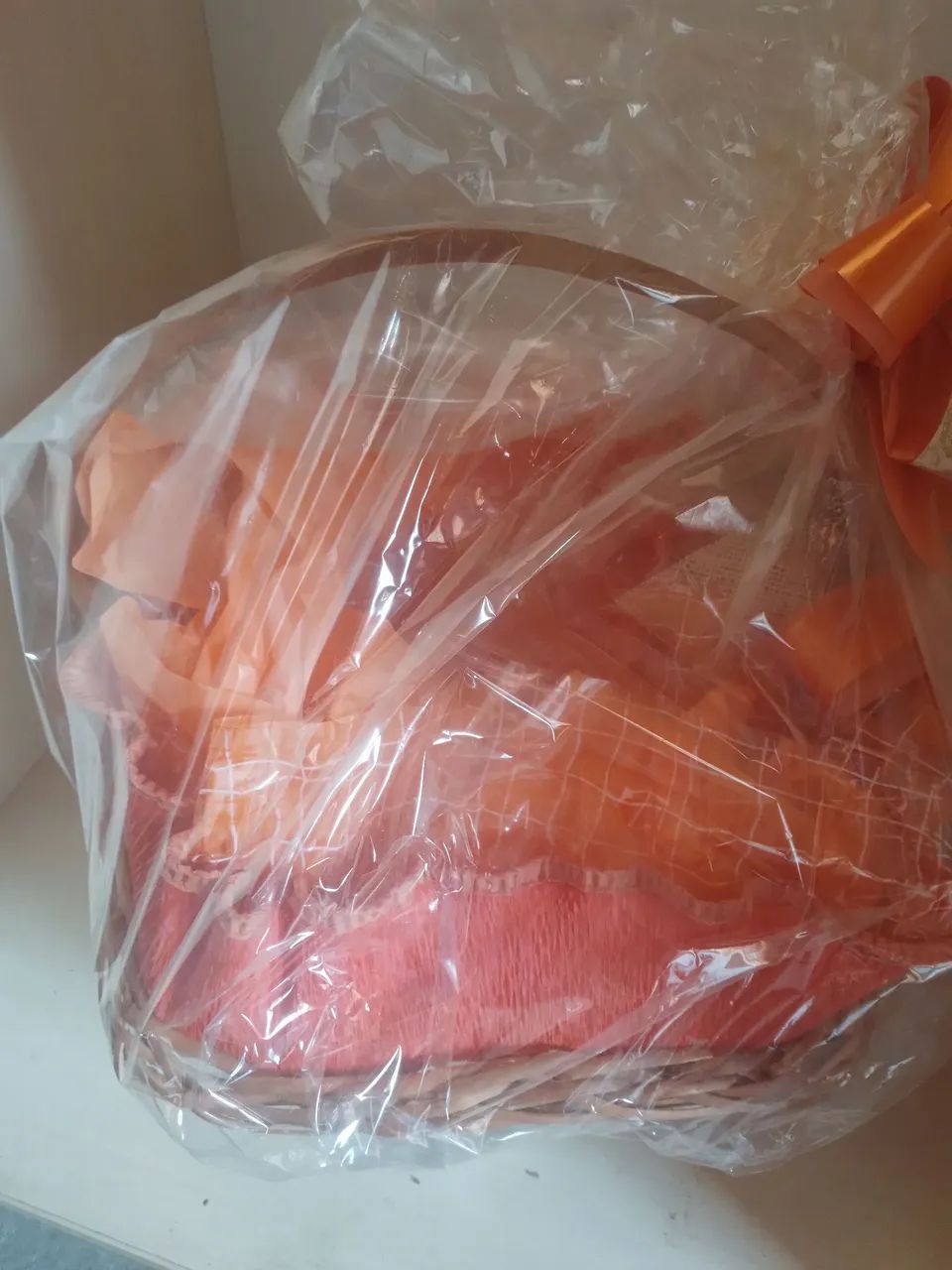 Cesta de decoração para presentear 