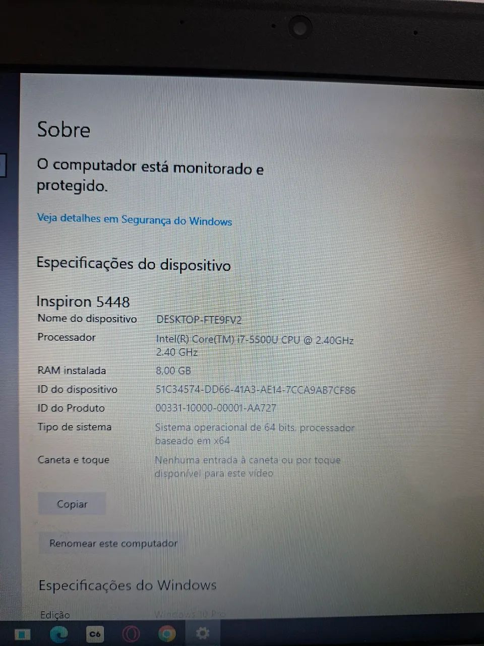 Notebook  Dell inspirion 5448 - Foto 2