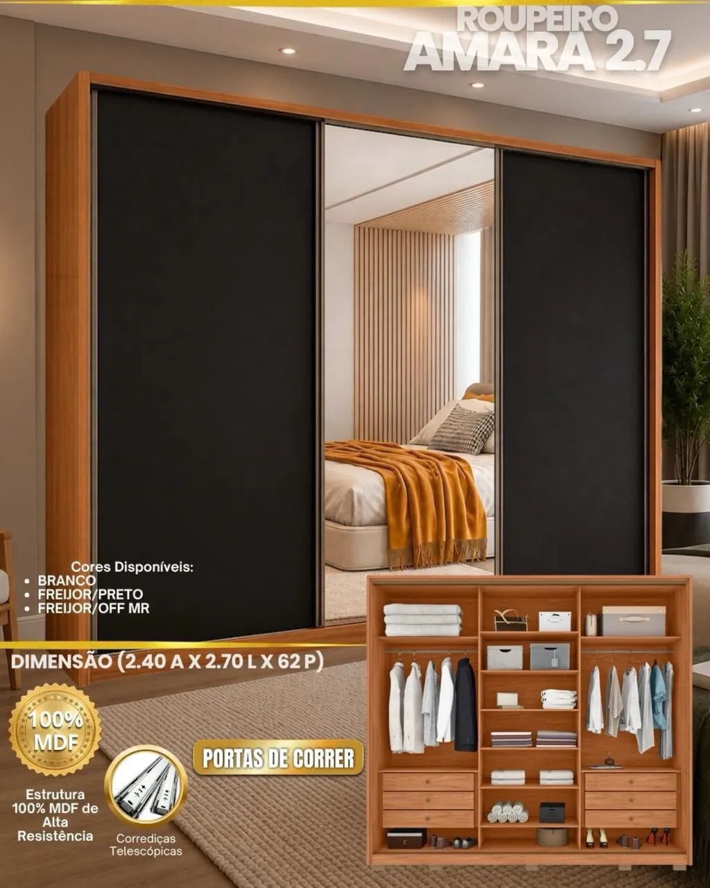 Roupeiro Amara 2.7 - Foto 4