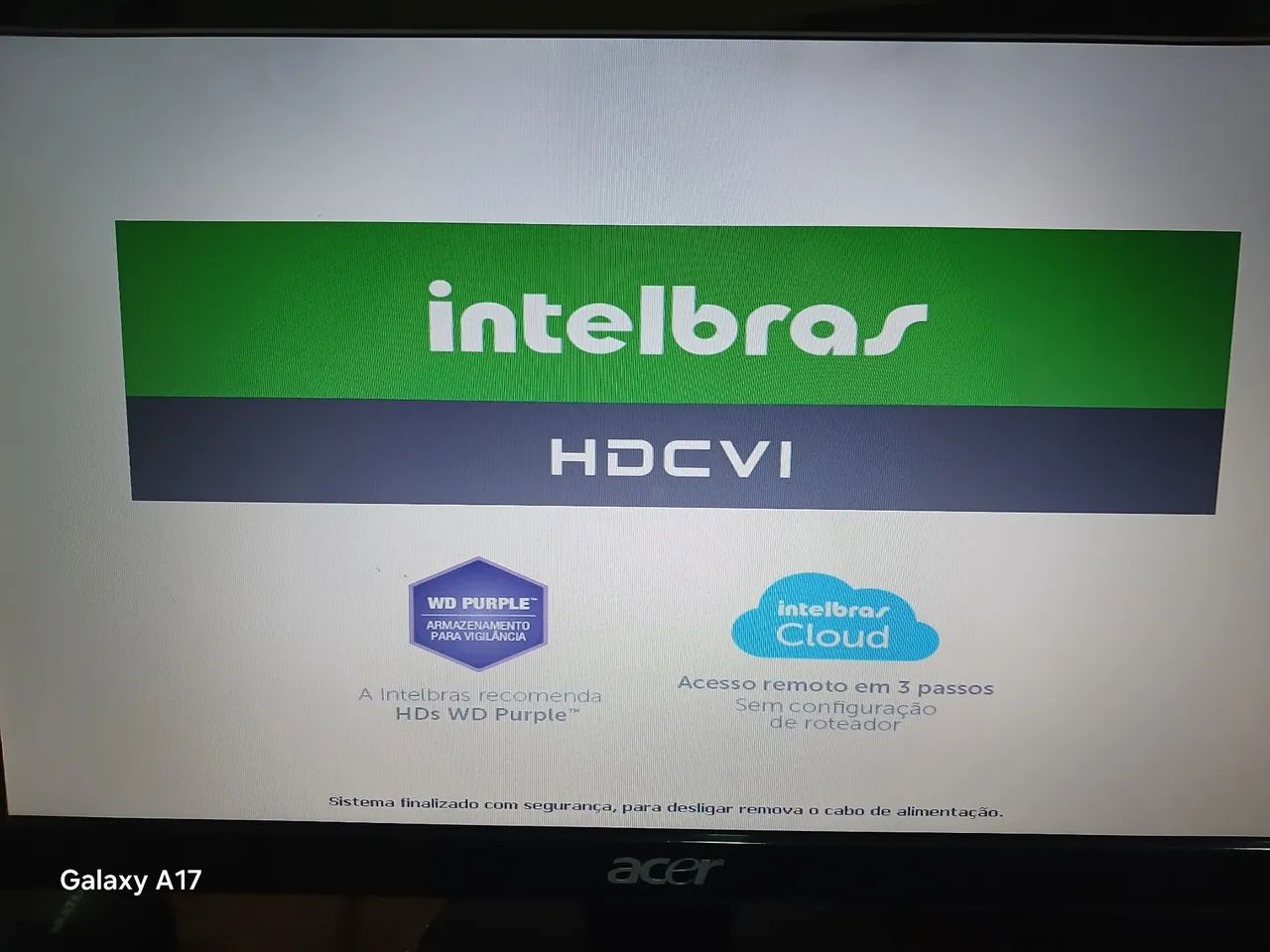 DVR Intelbras 16 canais com HD purple 1tera