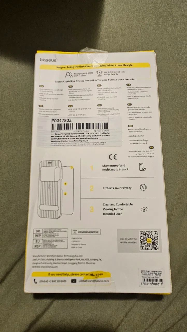 Película iPhone 17 pro max com instalador  - Foto 2