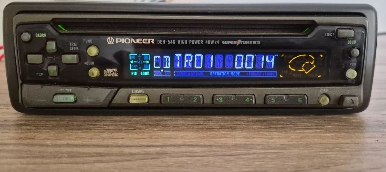 CD player Pioneer DEH 546 Bluetooth 