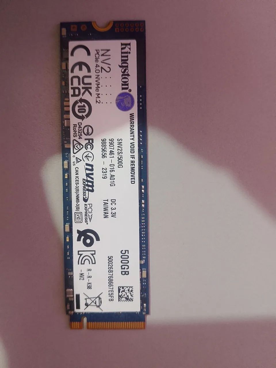 Nvme M2 500gb