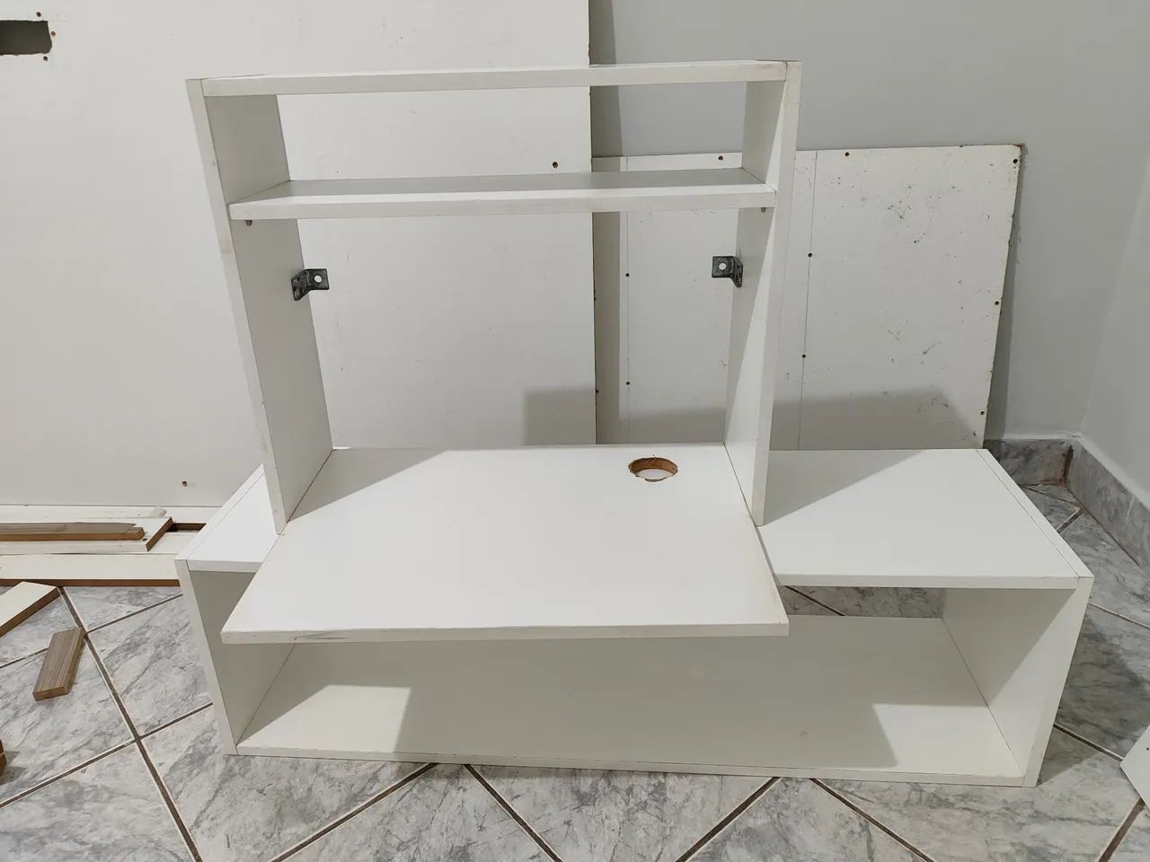 Suporte para microondas e nicho em MDF 