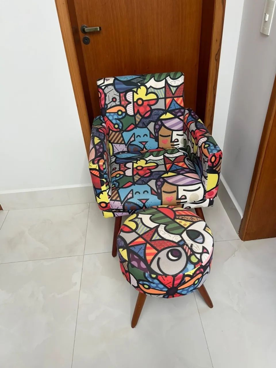 Poltrona + puff  - Foto 2