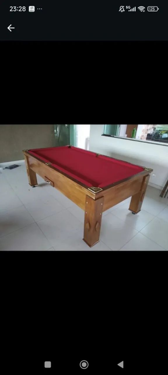 Sinuca gaveta nova fabricação  - Foto 2