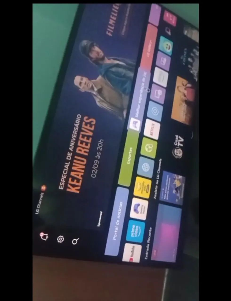 Vende se TV smart 55 polegadas full hd 4k!