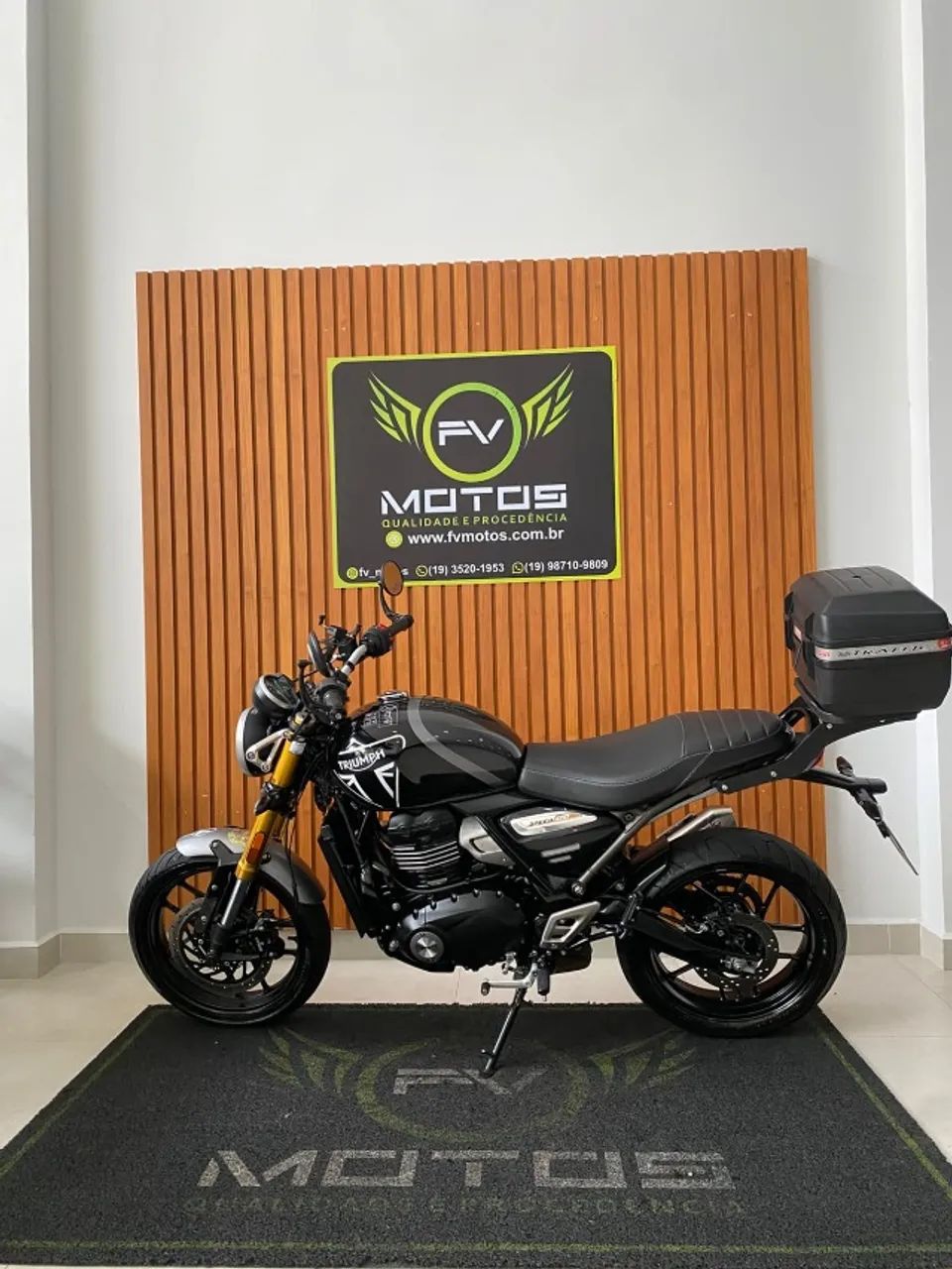 TRIUMPH SPEED 400 PRETA 2025 - IMPERDÍVEL - Foto 5