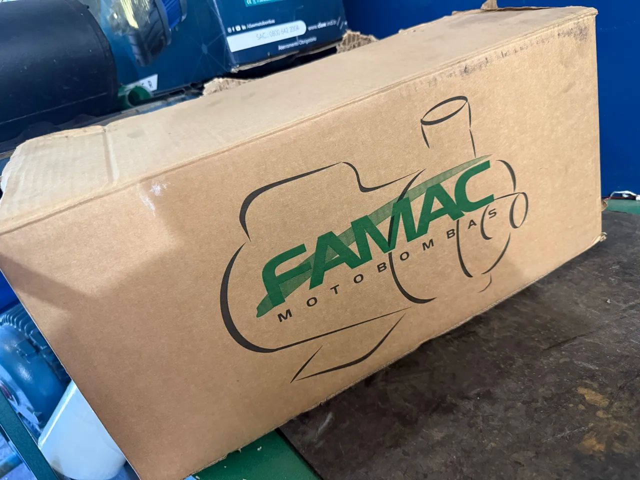 BOMBA D?ÁGUA FAMAC MULTIESTAGIO 1.5CV 127/220/254VOLTS. (NOVO) - Foto 6