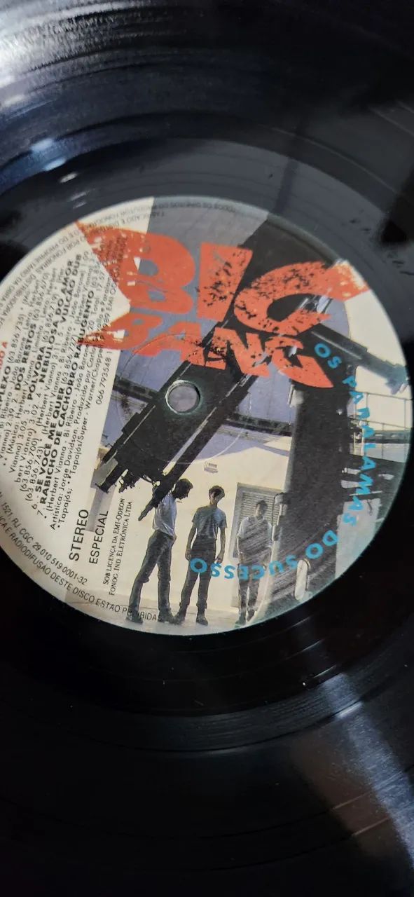 Disco vinil OS PARALAMAS DO SUCESSO "BIG BANG" lp - Foto 4