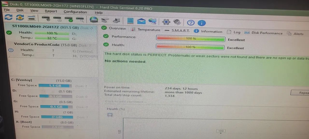 1TB HD sata notebook Saúde 100% - Foto 4