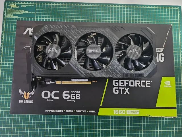 Placa de Vídeo GTX 1660 SUPER ASUS TUF GAMING 6GB  - Foto 2