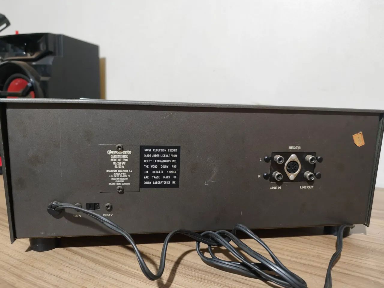 Lindo Tape Deck Gradiente CD 3500 - Foto 4