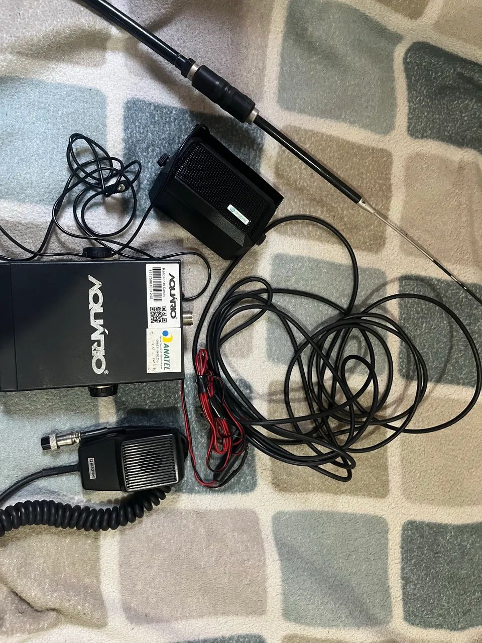 Jogo de rádio PXcom bipi e caíxa amplificadora