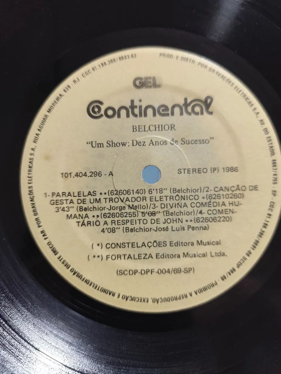 Disco de vinil (LP) Belchior - Um Show  - Foto 5