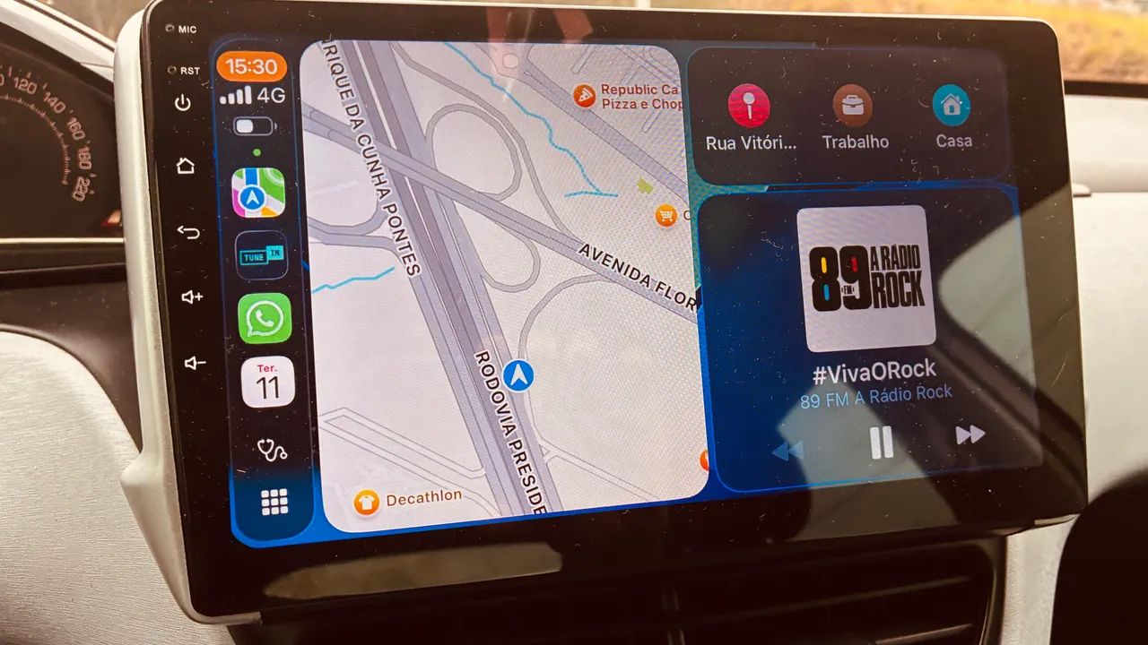 Multimídia Android / CarPlay e Android 
