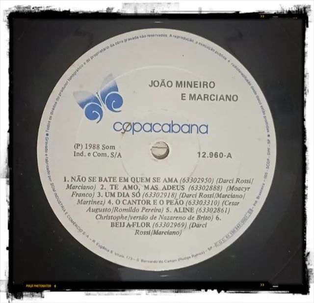 LP Vinil: João Mineiro e Marciano - Volume 12 - Foto 5