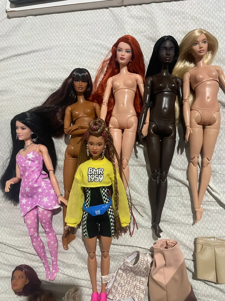 Lote barbie - looks, basics, deluxe style, bmr59