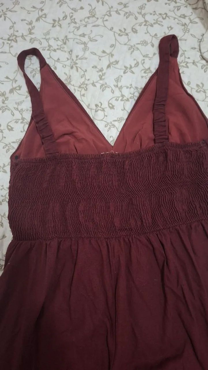 Vestido marrom lindo e moderno  - Foto 3