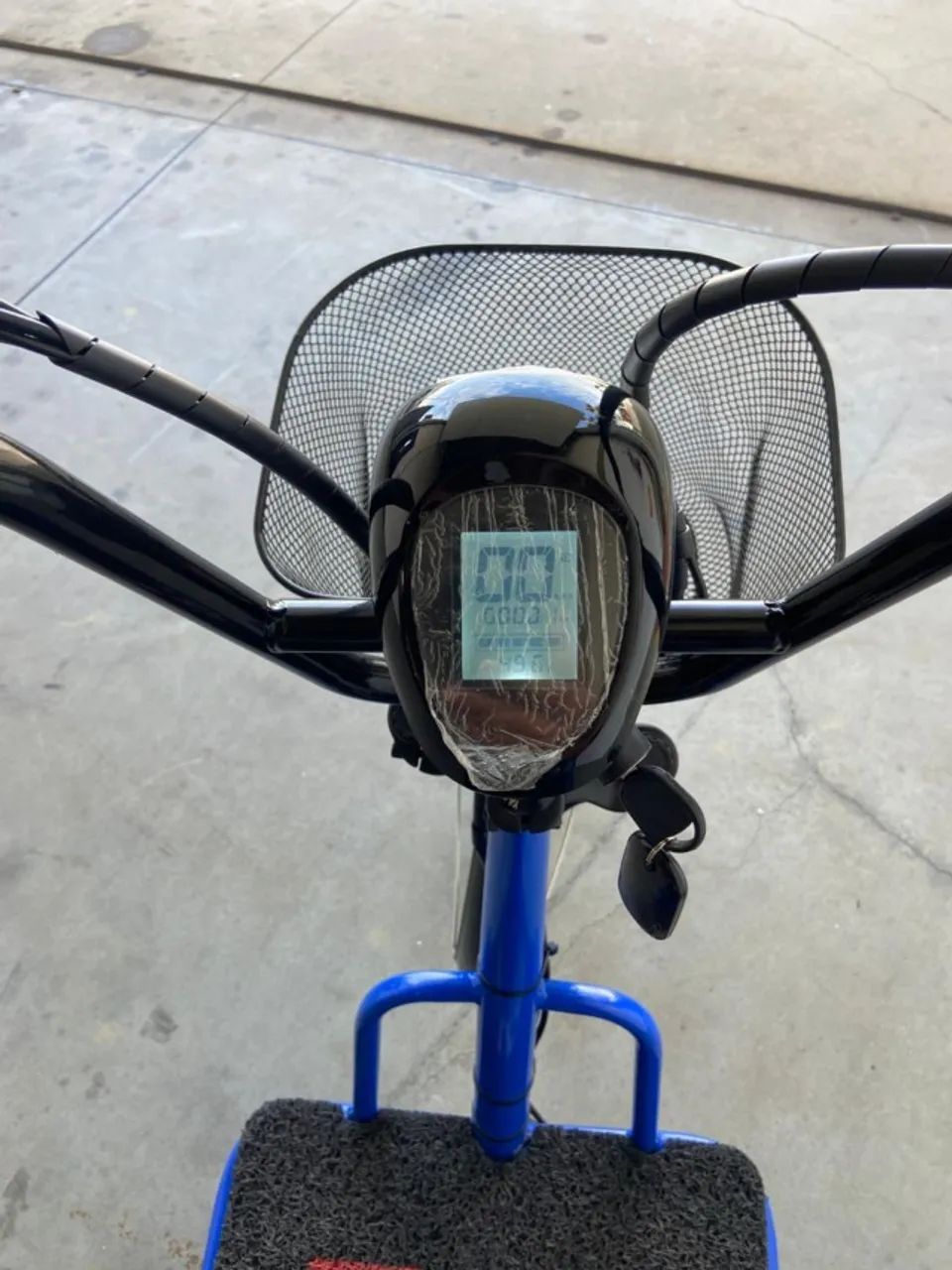 Triciclo Elétrico Fox Duos 800W  - Azul - Foto 3