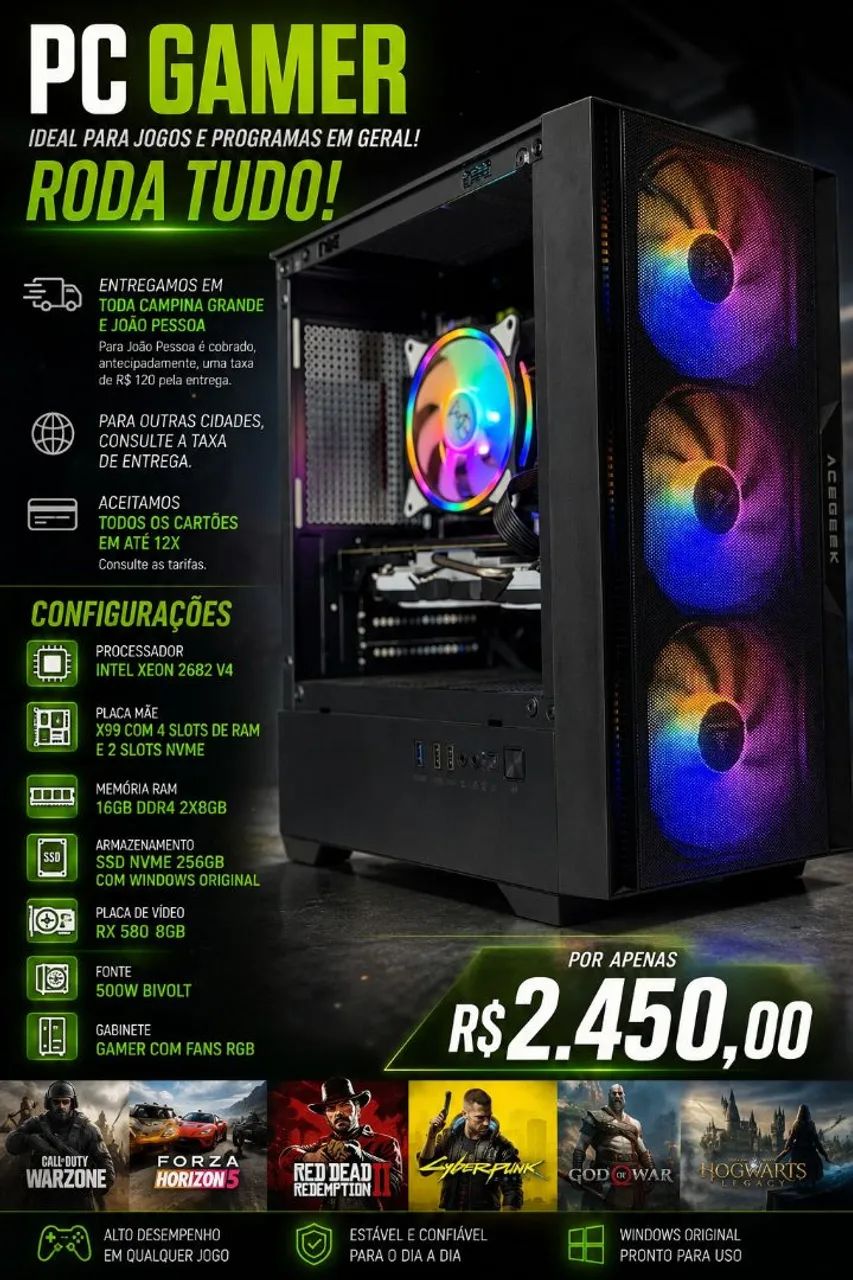 ? Seu próximo PC Gamer está aqui!