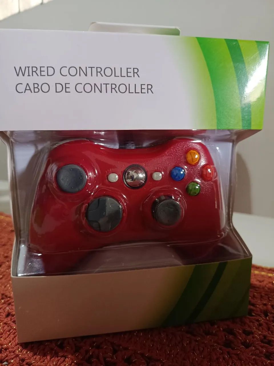Controle Xbox 360 com fio 