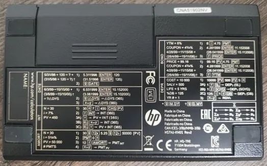 Calculadora Financeiro HP 12C Gold + Capa de Couro legítimo / Pouco Usada sem avarias - Foto 4