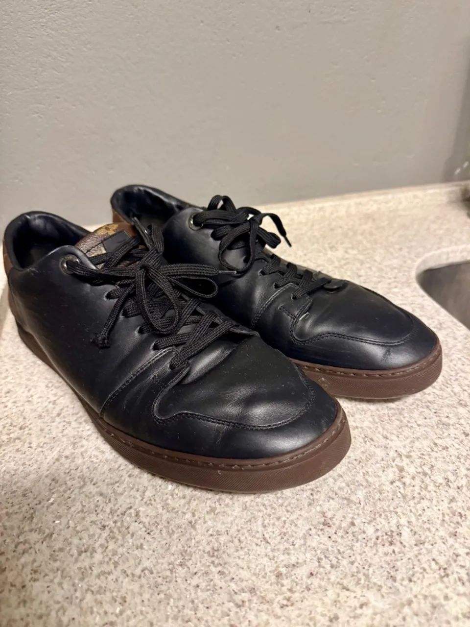 Tênis Louis Vuitton Preto 45 - Foto 2