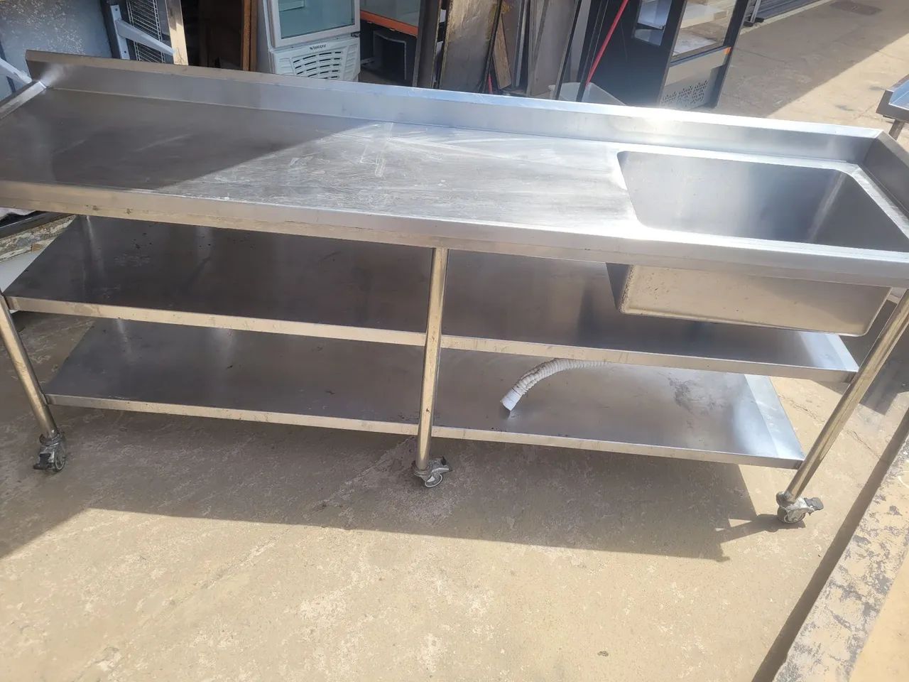 Pia inox industrial 