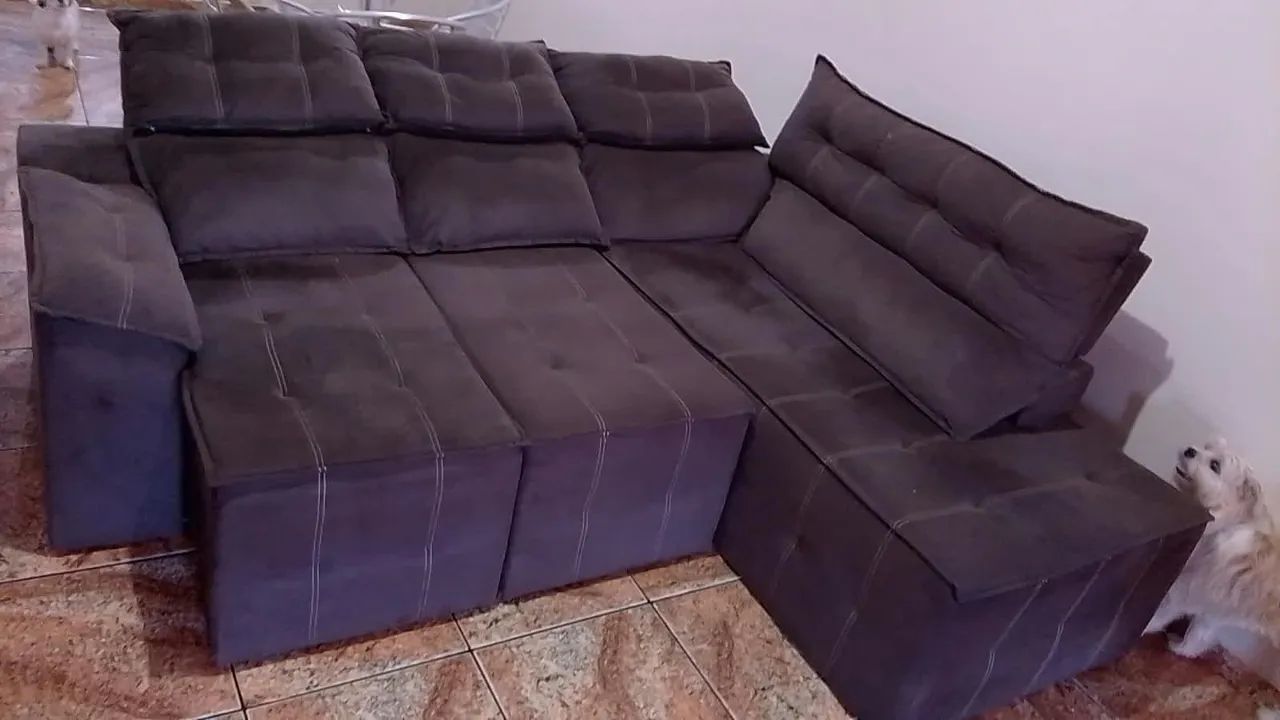 SOFA RETRÁTIL DE CANTO  - Foto 4