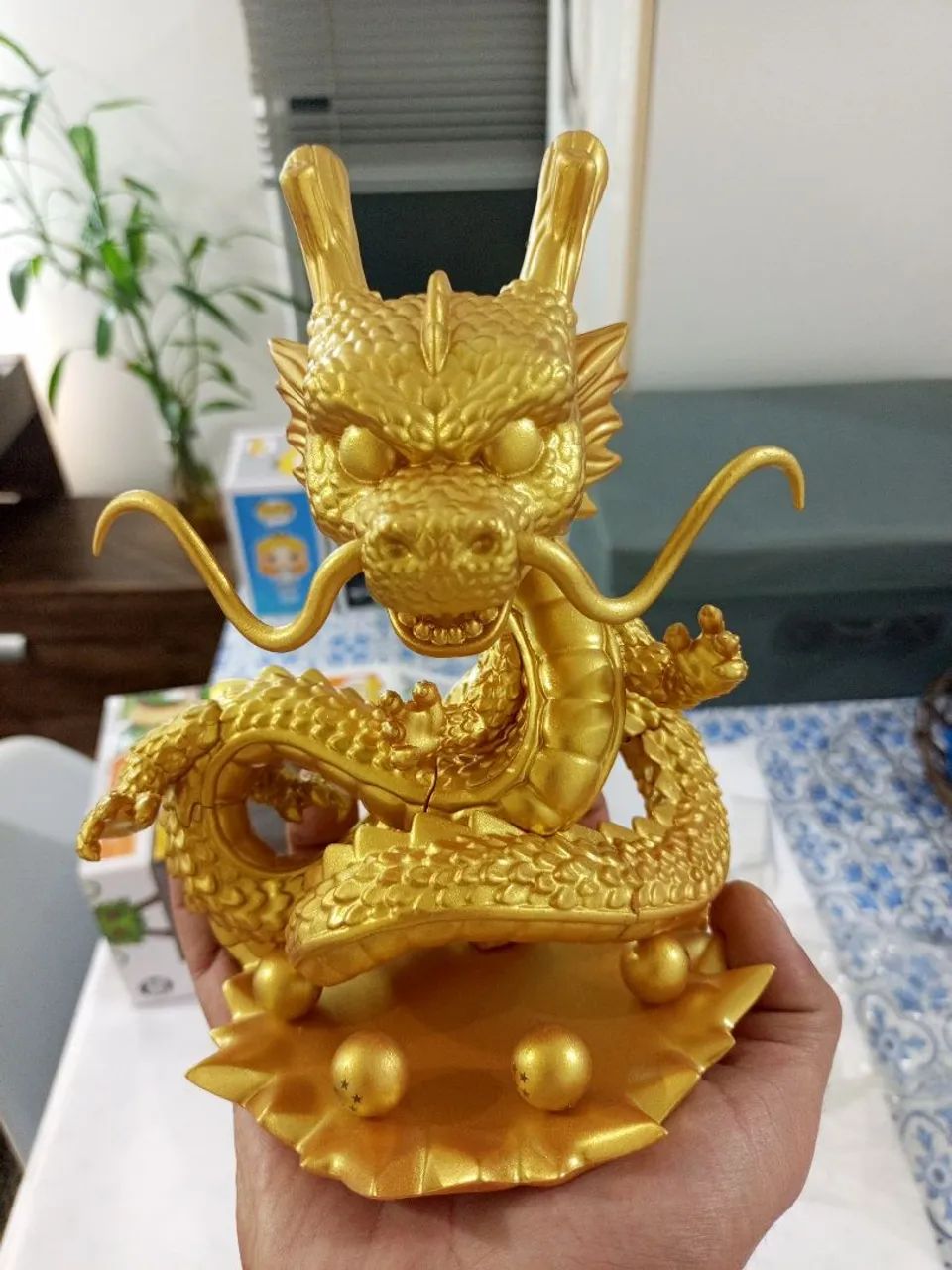 Funko Pop Shenron Gold 265 Hot Topic Exclusive Original 6 polegadas grande - Foto 5