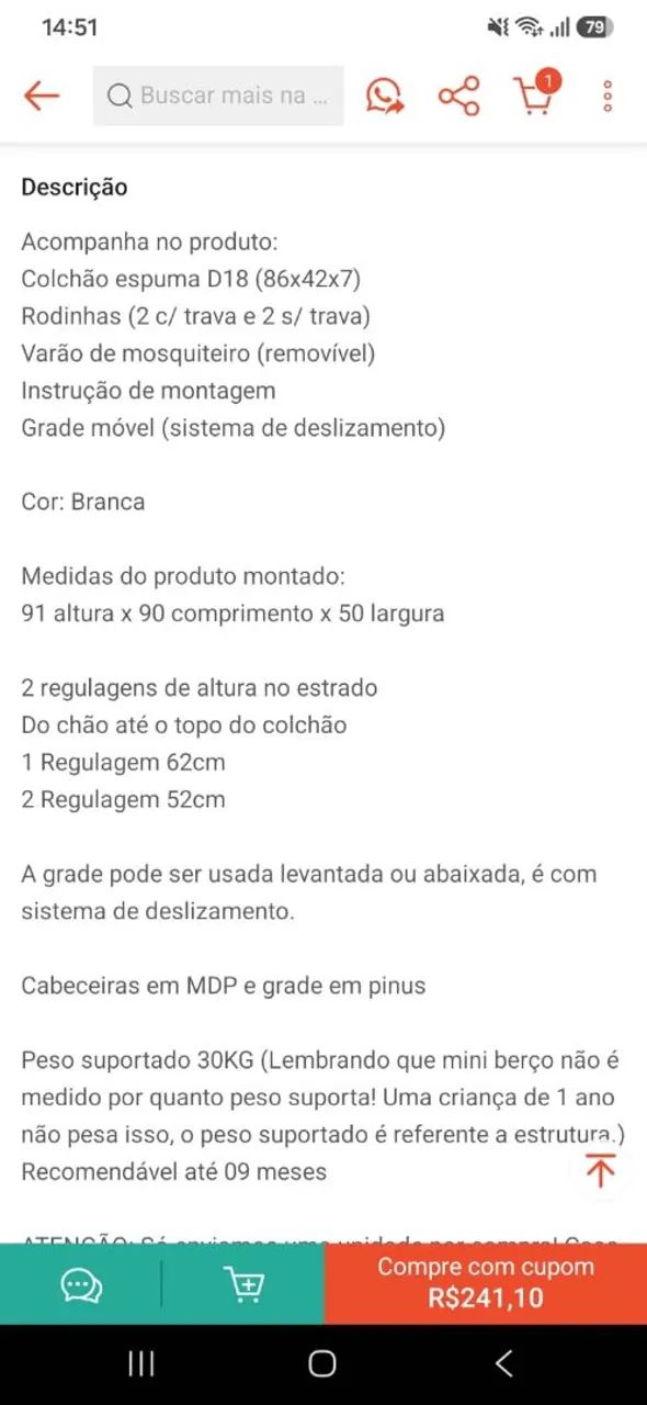 Berço  - Foto 2