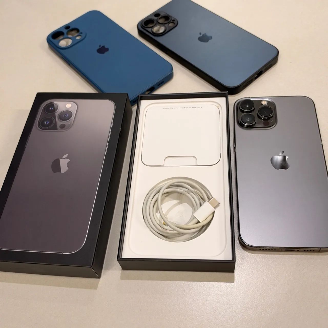 iPhone 13 Pro Max 128gb Cinza - Muito novo - Celulares e