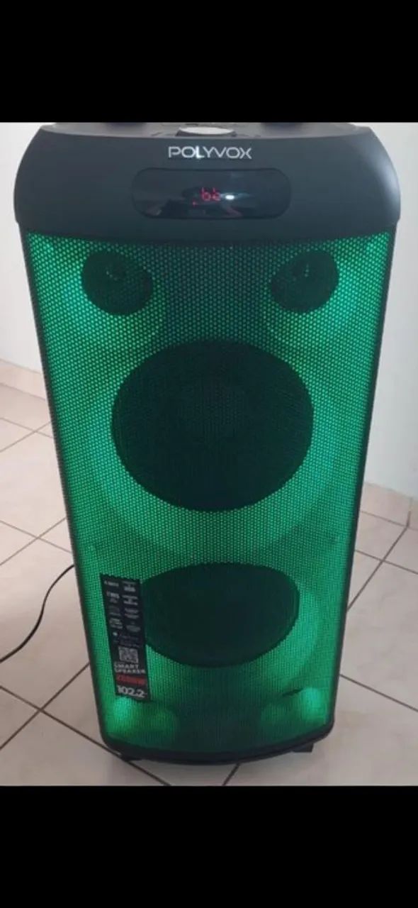 Caixa de som polyvox 2000w