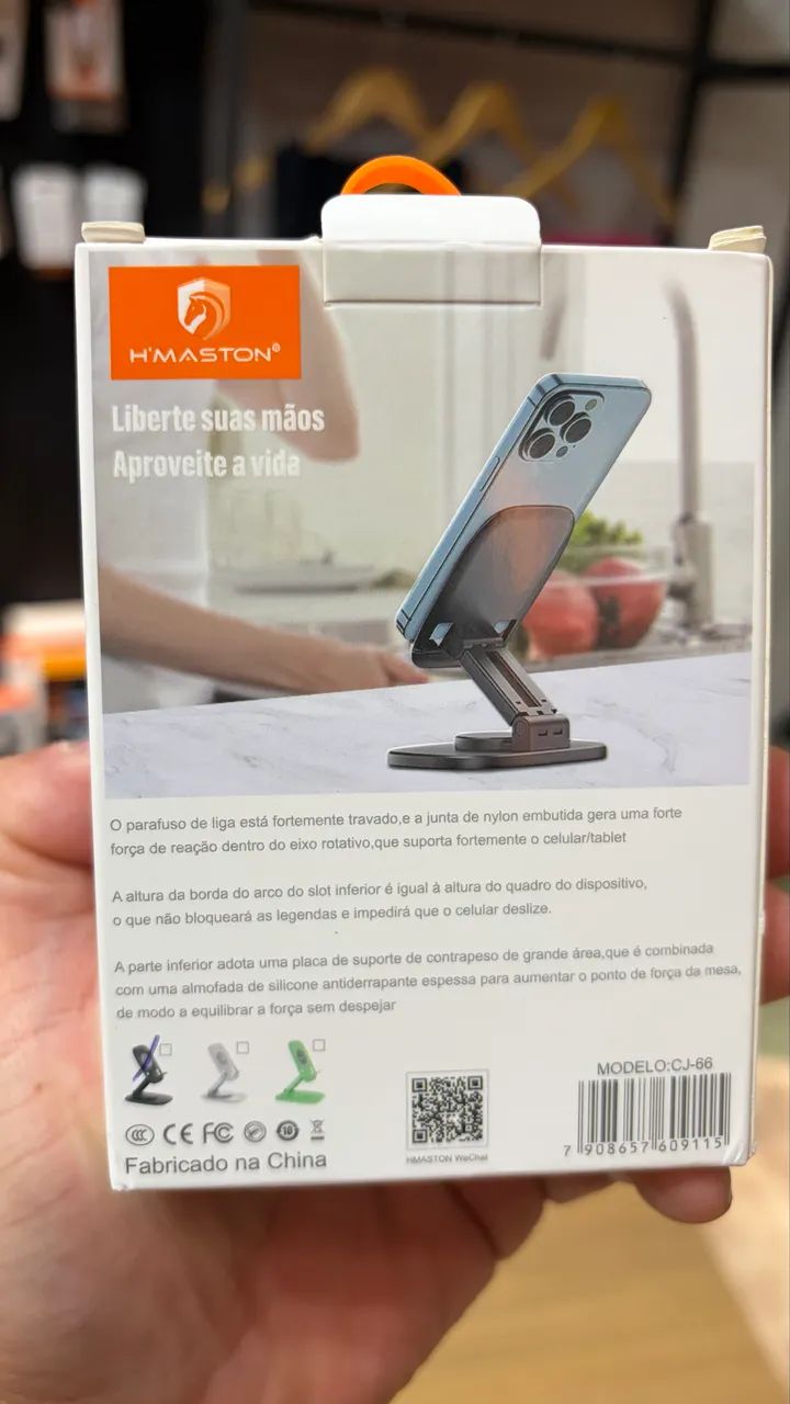 Suporte de mesa dobrável para celular  - Foto 2