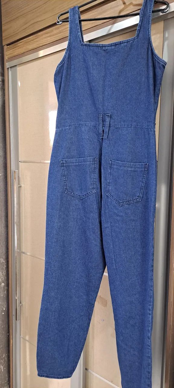 Macacão feminino jeans  - Foto 2